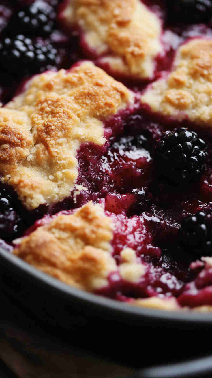Slow Cooker Blackberry Cobbler recipe