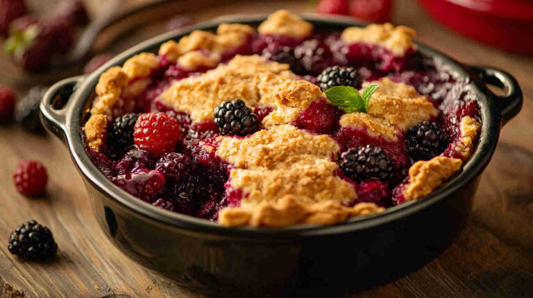 Slow Cooker Blackberry Cobbler recipe