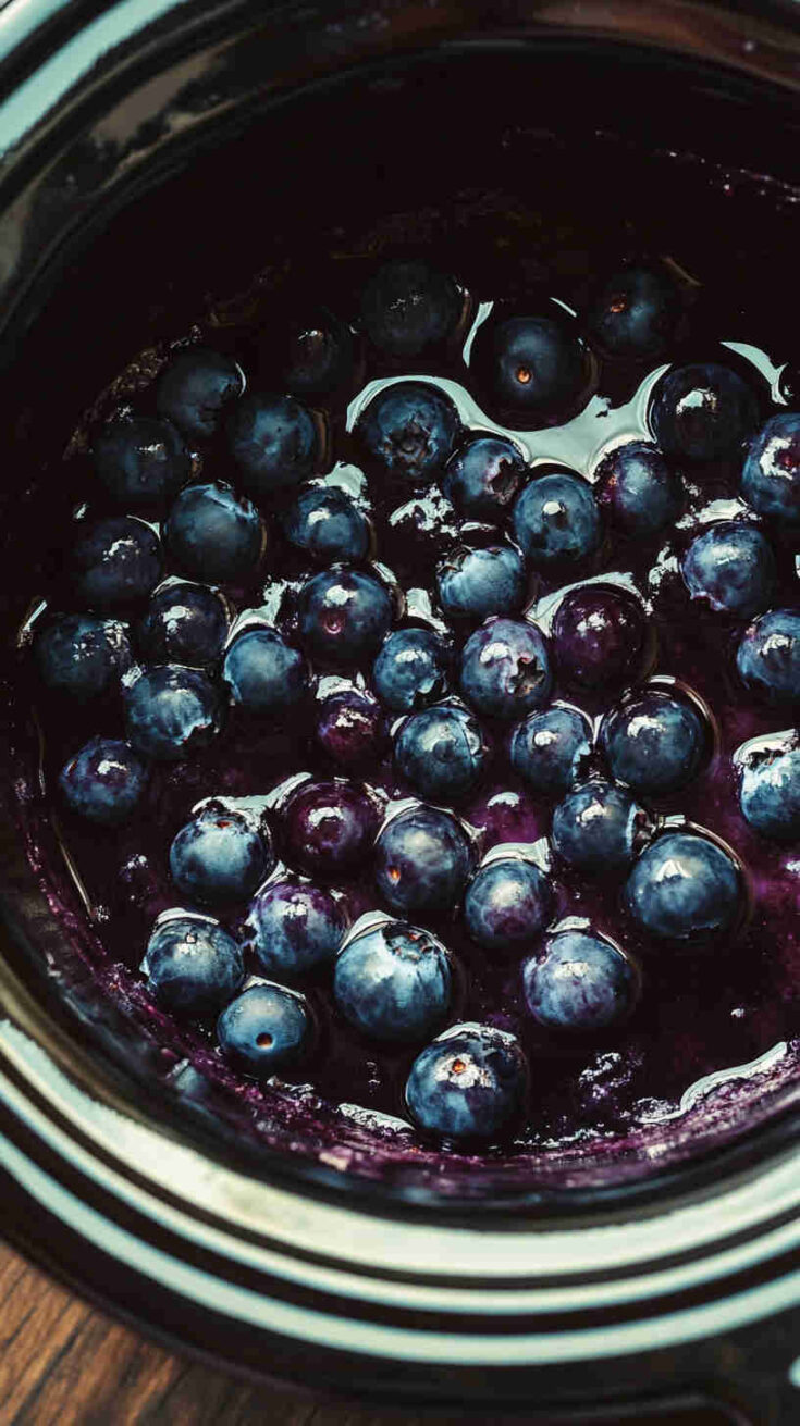 Slow Cooker Blueberry Cobbler recipe