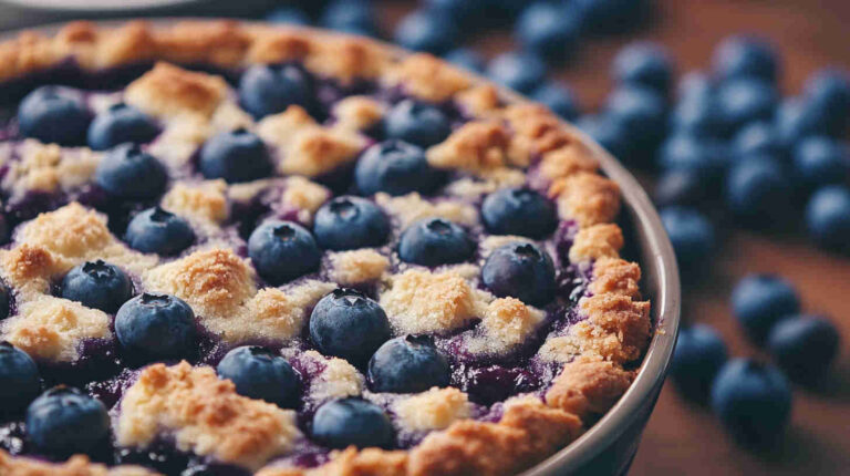 Slow Cooker Blueberry Cobbler recipe