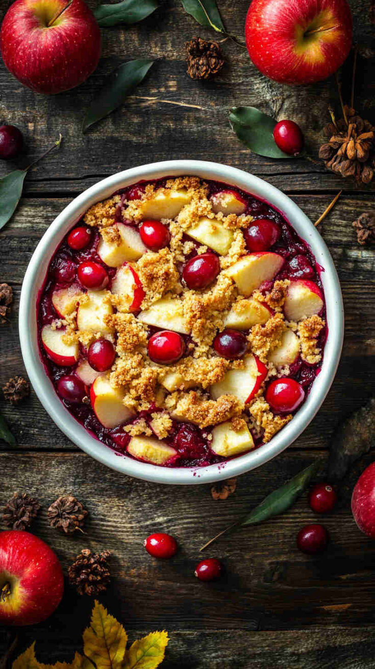 Slow Cooker Cranberry Apple Cobbler recipe
