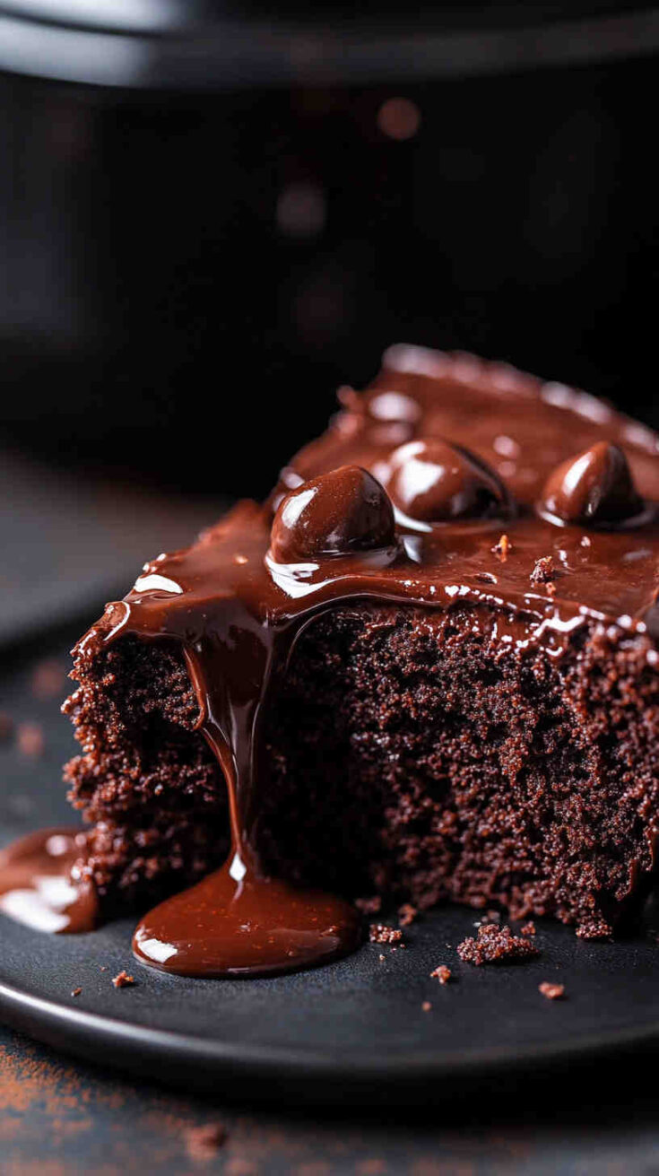 Slow Cooker Flourless Chocolate Cake recipe