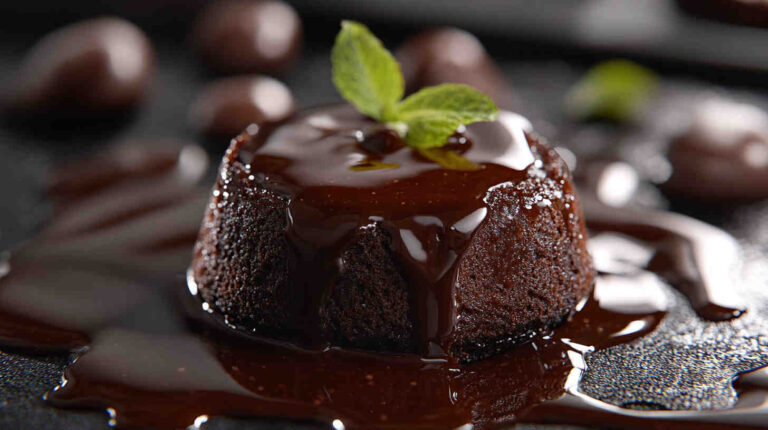 Slow Cooker Flourless Molten Lava Cake recipe