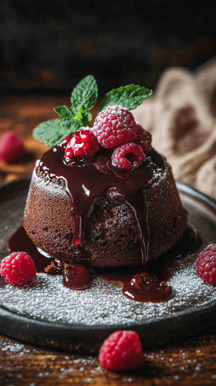 Slow Cooker Flourless Molten Lava Cake recipe