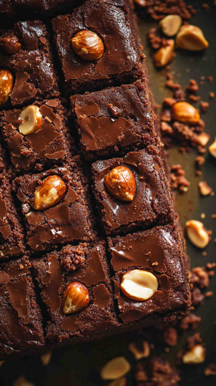 Slow Cooker Flourless Peanut Butter Brownies recipe