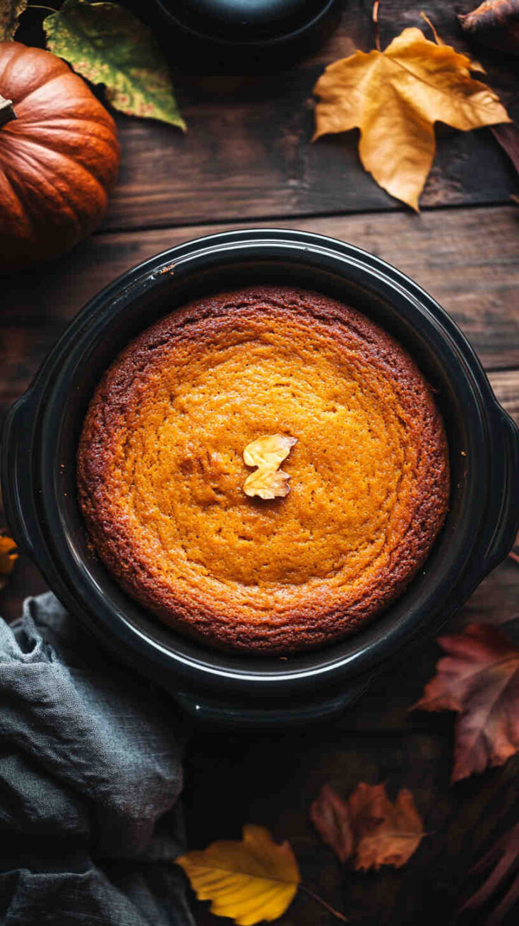 Slow Cooker Gluten-Free Pumpkin Cake recipe