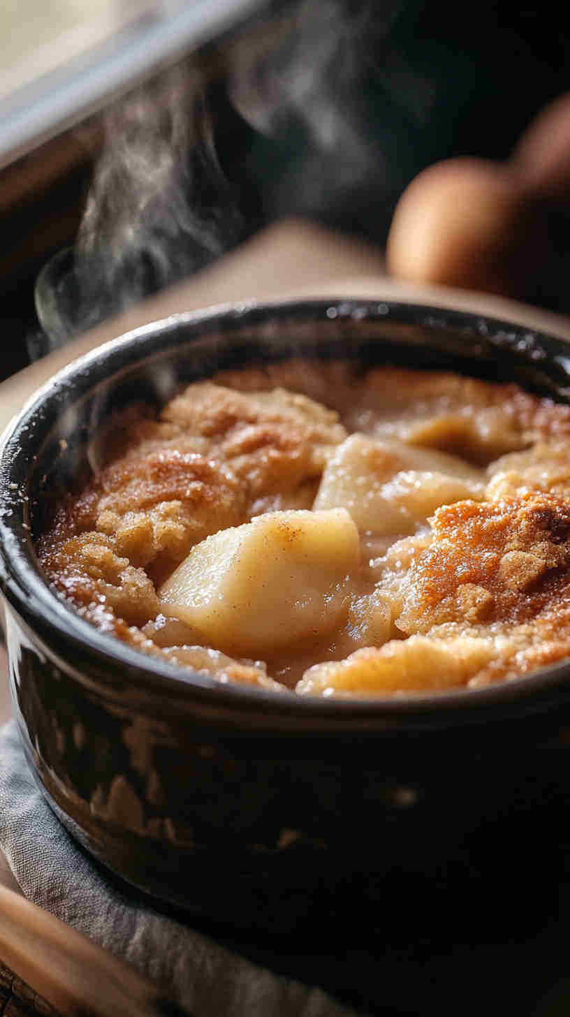 Slow Cooker Pear Cobbler recipe