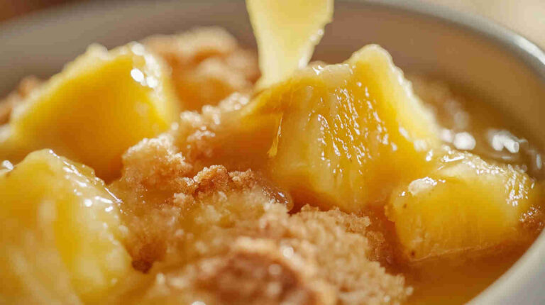 Slow Cooker Pineapple Cobbler recipe