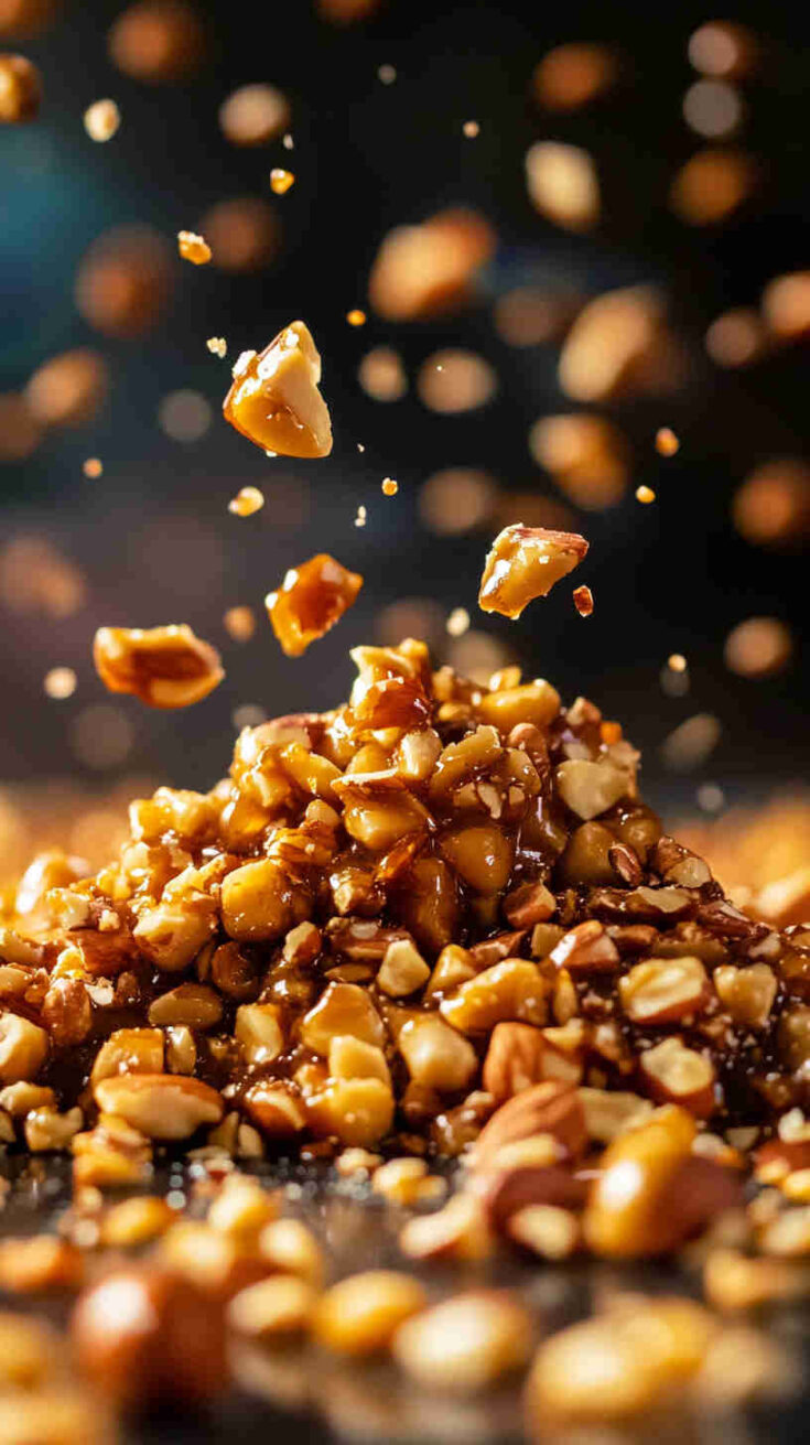 Crockpot Caramel Nut Brittle Topping Recipe
