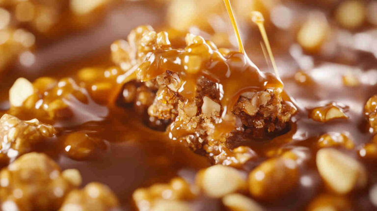 Crockpot Caramel Nut Brittle Topping Recipe 4