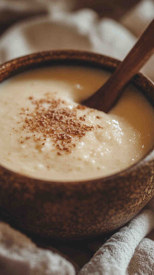 Slow Cooker Almond Milk Pudding Recipe 4