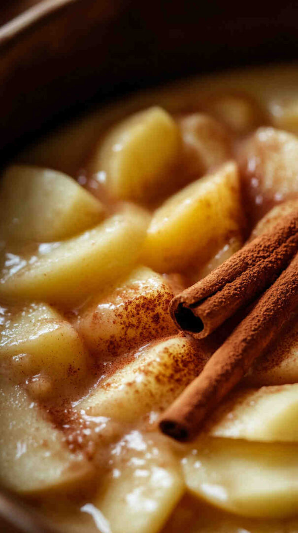 Slow Cooker Apple Cinnamon Pudding Recipe 1