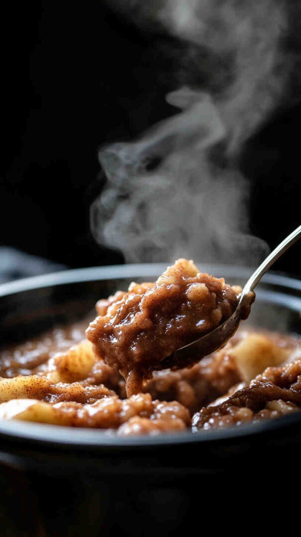 Slow Cooker Apple Cinnamon Pudding Recipe 11