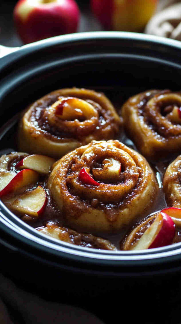 Slow Cooker Apple Cinnamon Rolls Recipe 15