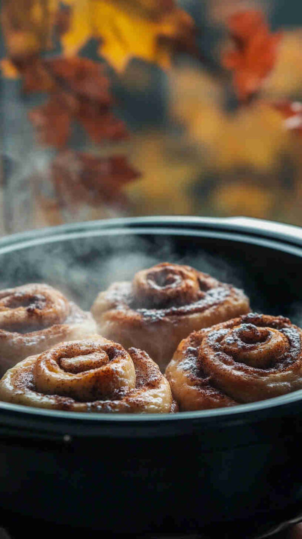 Slow Cooker Apple Cinnamon Rolls Recipe 8