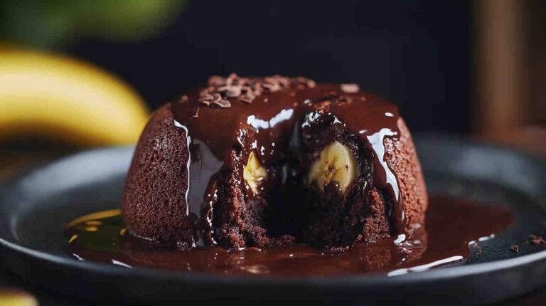 Slow Cooker Banana Chocolate Lava Cake Recipe 16