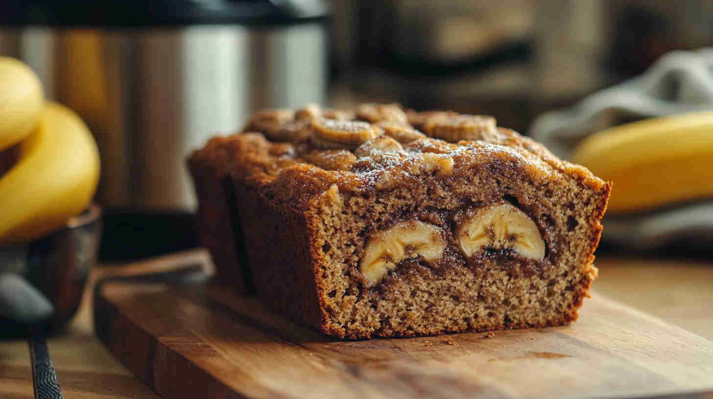 Slow Cooker Banana Cinnamon Bread Recipe 9