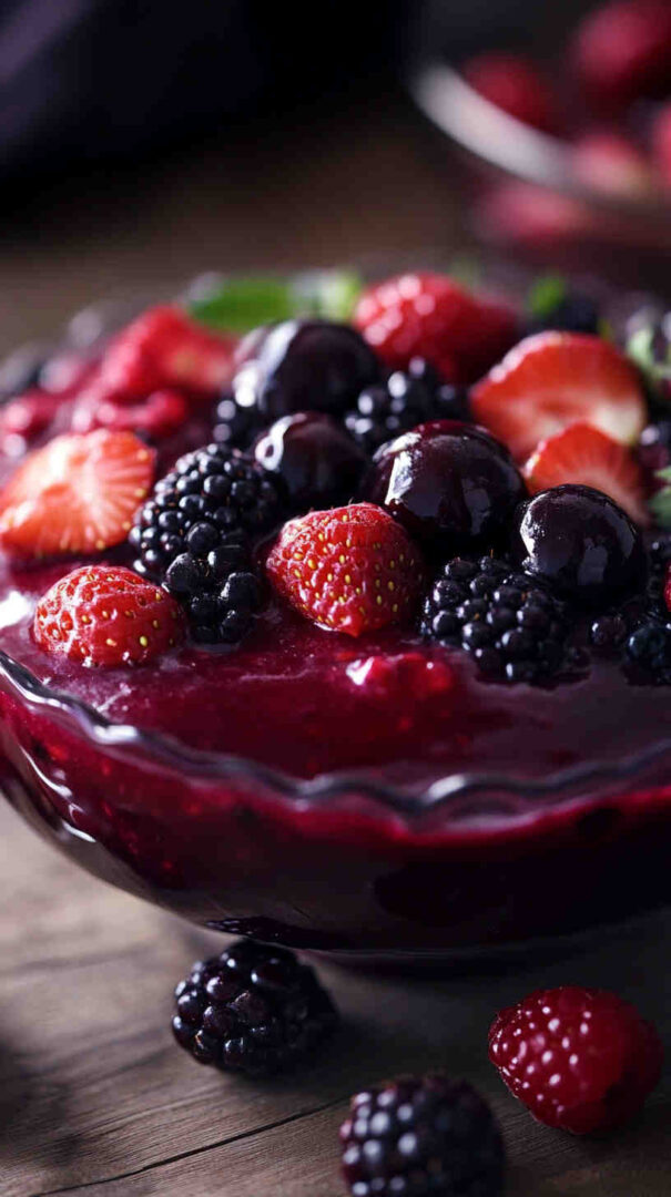 Slow Cooker Berry Custard Recipe 1