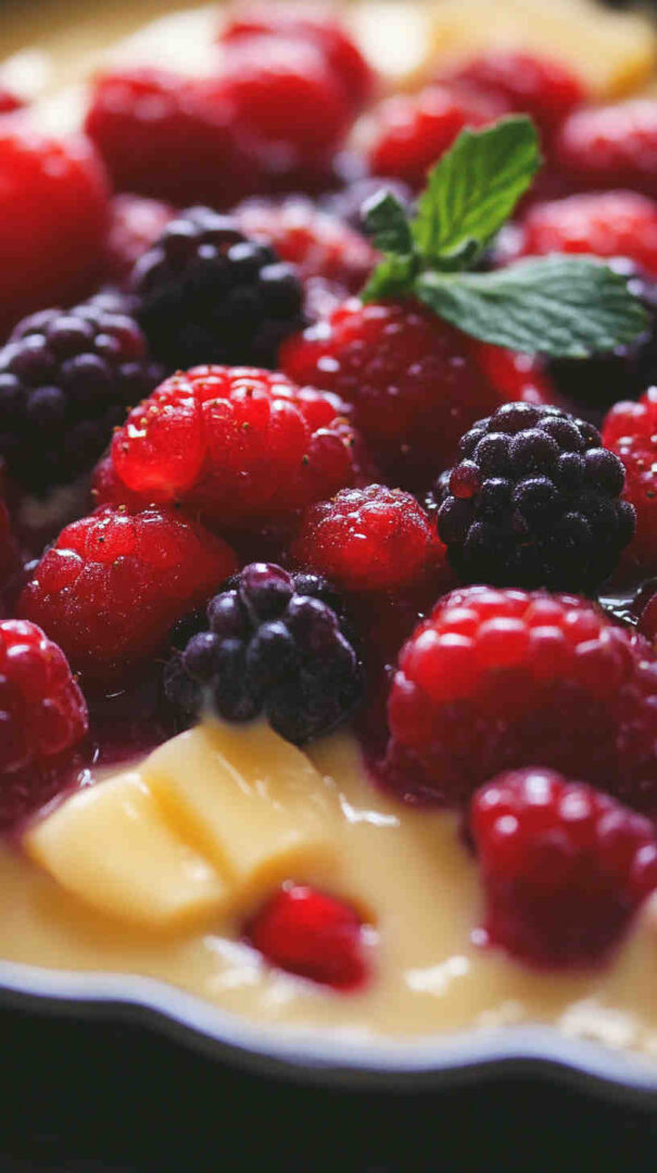 Slow Cooker Berry Custard Recipe 7