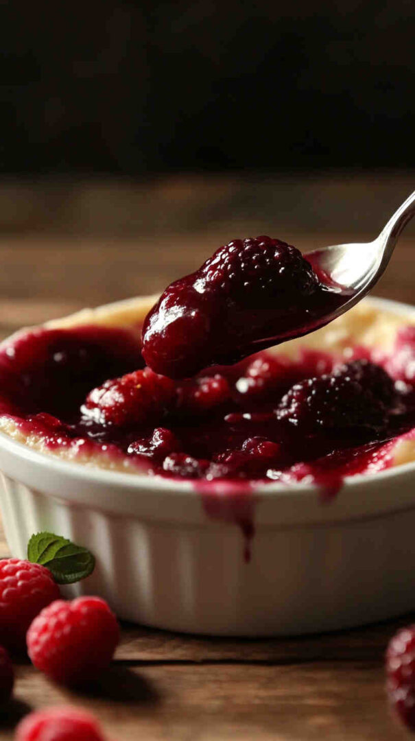 Slow Cooker Berry Custard Recipe 9