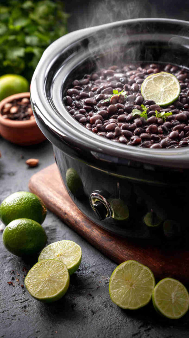 Slow Cooker Black Beans With Garlic And Lime 35