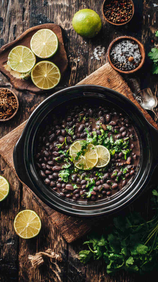 Slow Cooker Black Beans With Garlic And Lime 38