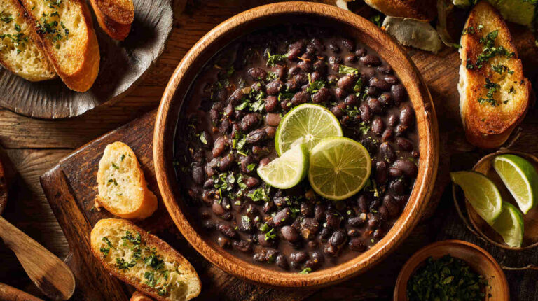 Slow Cooker Black Beans With Garlic And Lime 47 1