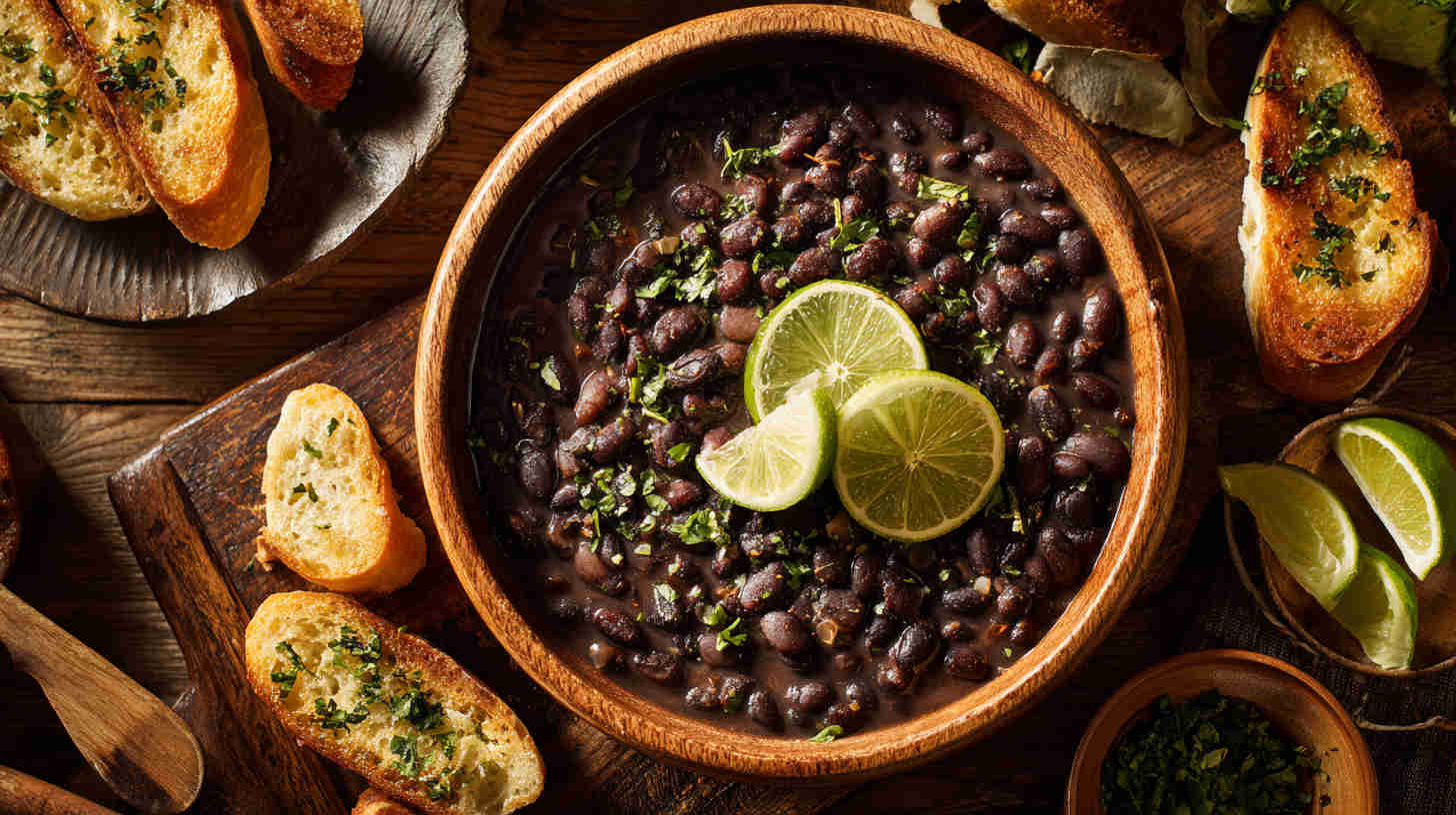 Slow Cooker Black Beans With Garlic And Lime 47 1