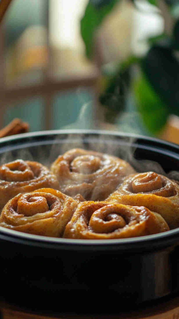 Slow Cooker Brown Sugar Cinnamon Rolls Recipe 20