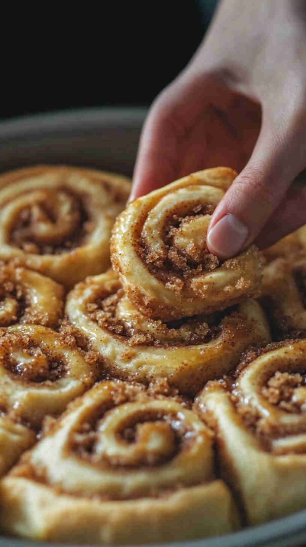 Slow Cooker Brown Sugar Cinnamon Rolls Recipe 3