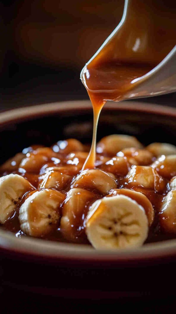 Slow Cooker Caramel Banana Topping Recipe 1