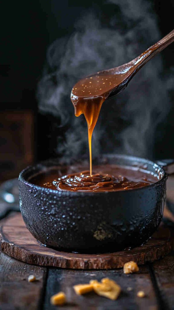 Slow Cooker Caramel Chocolate Swirl Sauce Recipe 13