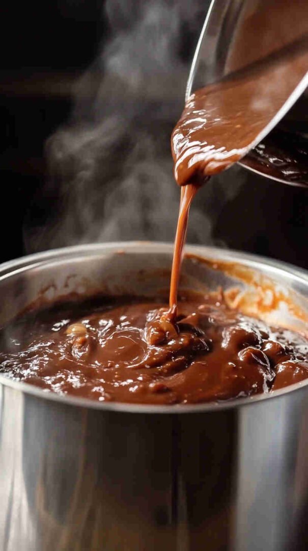 Slow Cooker Caramel Chocolate Swirl Sauce Recipe 14