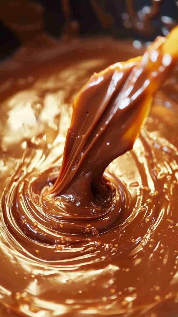 Slow Cooker Caramel Chocolate Swirl Sauce Recipe 5