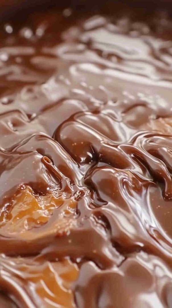 Slow Cooker Caramel Chocolate Swirl Sauce Recipe 7