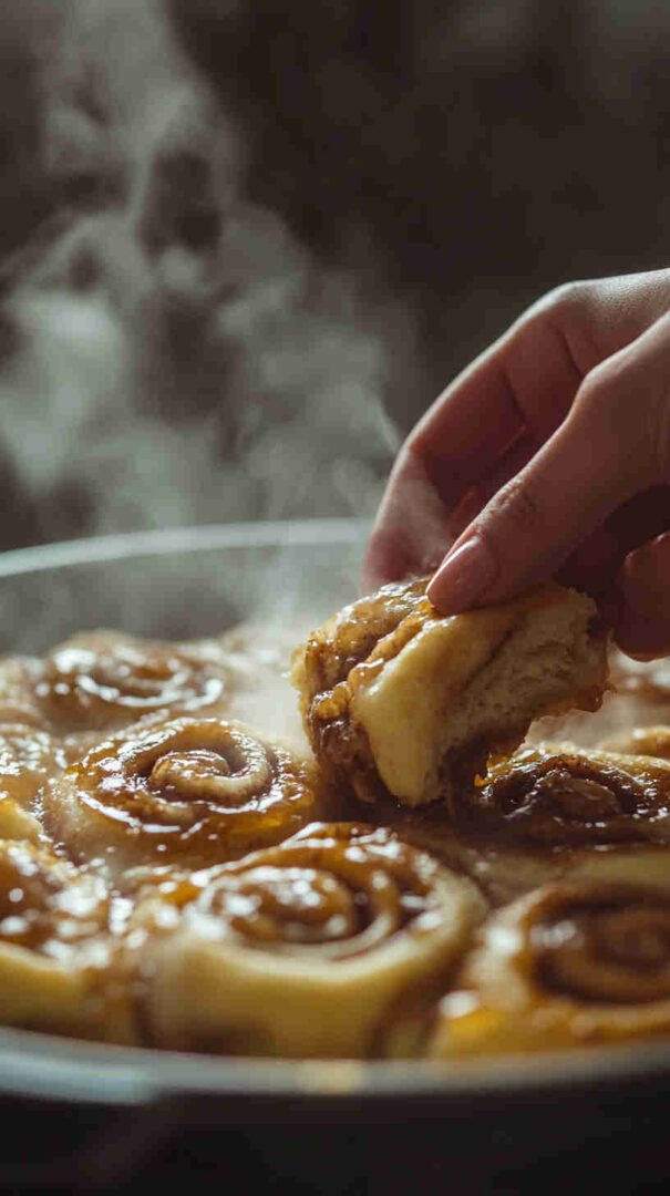 Slow Cooker Caramel Cinnamon Rolls Recipe 4