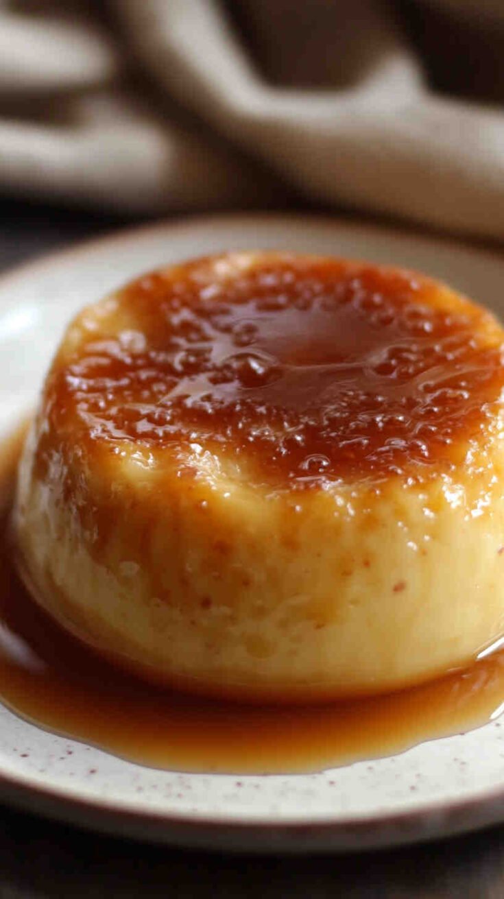 Slow Cooker Caramel Custard Recipe 1