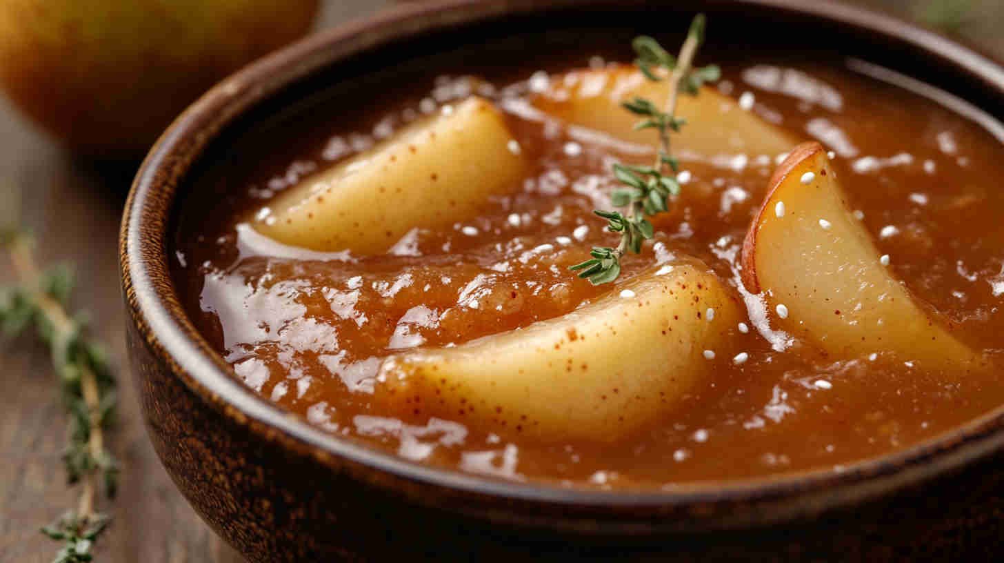 Slow Cooker Caramel Pear Sauce Recipe 10 1