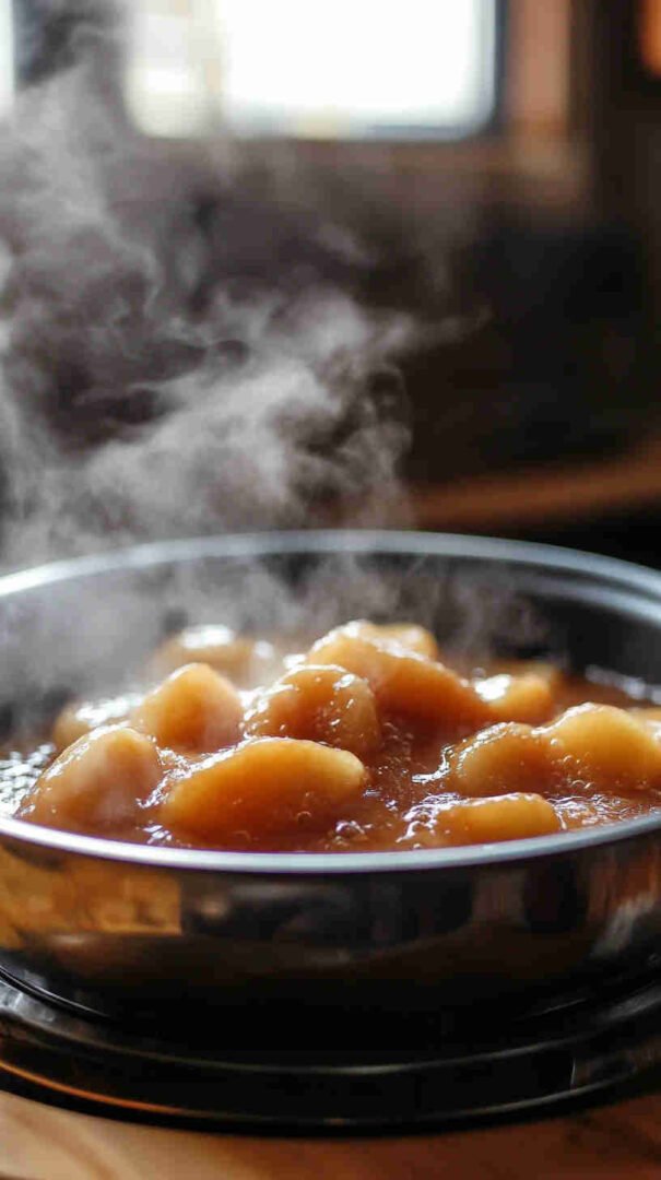 Slow Cooker Caramel Pear Sauce Recipe 16