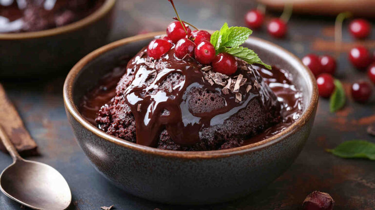 Slow Cooker Cherry Chocolate Lava Cake Recipe 10