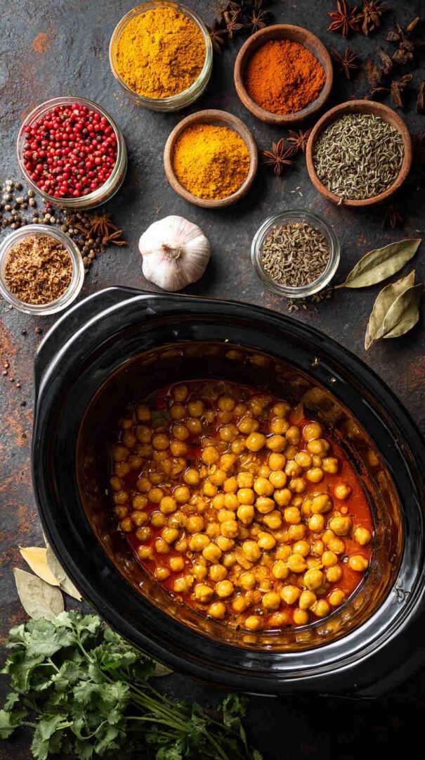 Slow Cooker Chickpea Curry 11