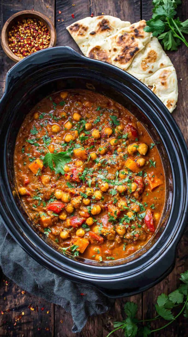 Slow Cooker Chickpea Curry 5