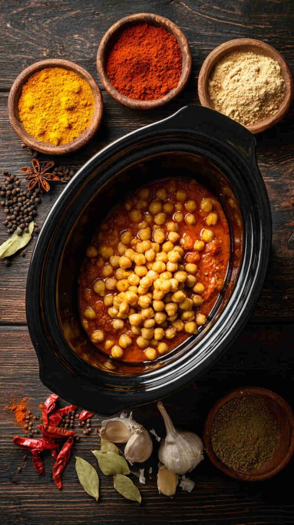 Slow Cooker Chickpea Curry 8