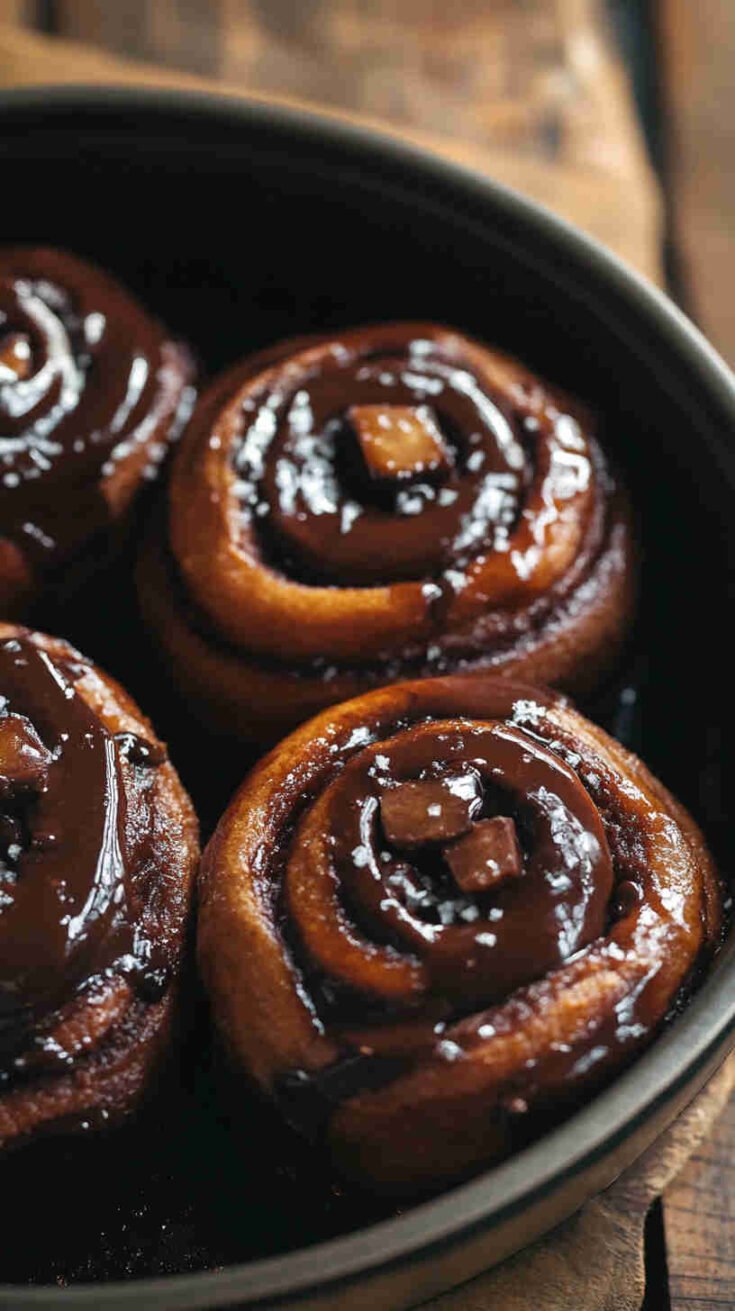 Slow Cooker Chocolate Cinnamon Rolls Recipe 16