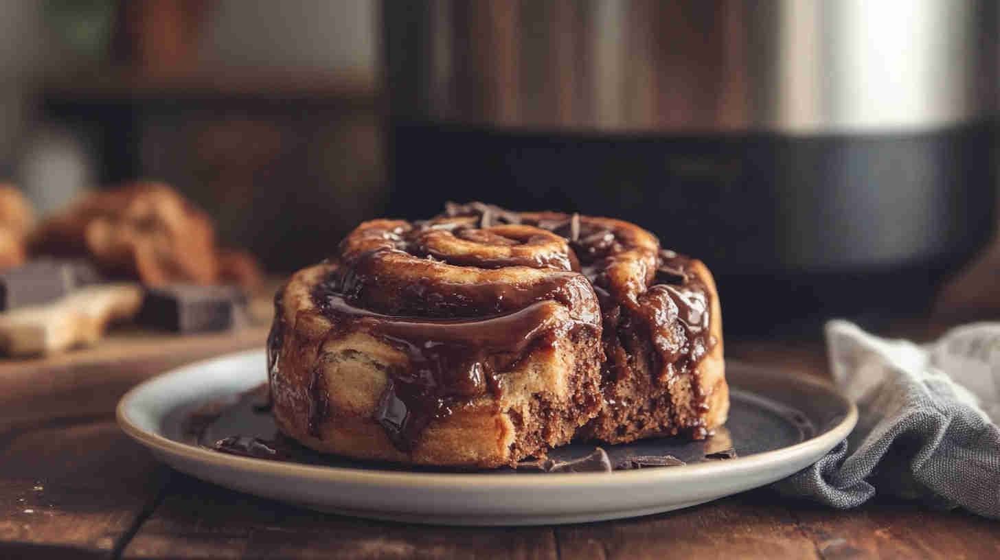 Slow Cooker Chocolate Cinnamon Rolls Recipe 9