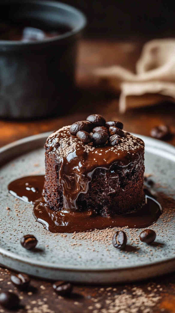 Slow Cooker Espresso Lava Cake recipe