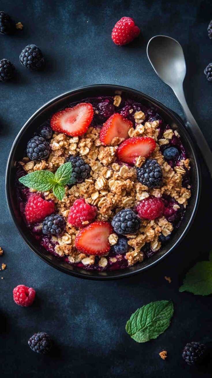 Crockpot Berry Crisp recipe
