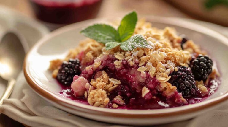 Crockpot Blackberry Crisp Recipe 16