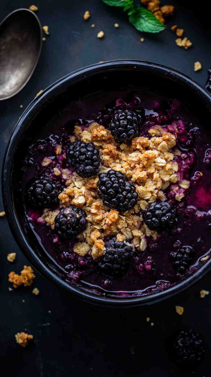 Crockpot Blackberry Crisp recipe