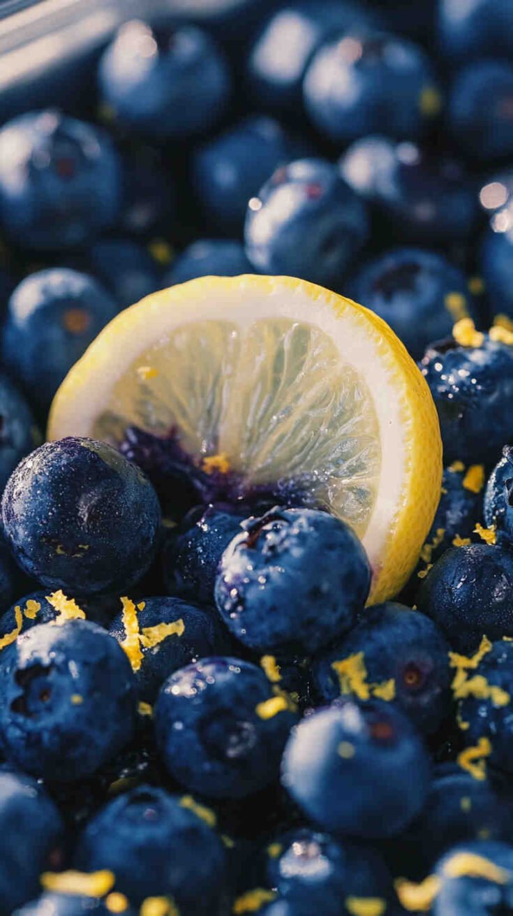 Crockpot Blueberry Lemon Crisp recipe
